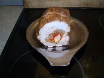 Putenrollbraten mit Sauerkraut-Paprikafülle - Rezept - Bild Nr. 8