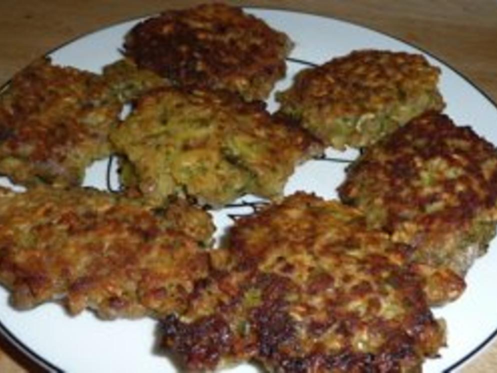 Einfache Haferflocken Bratlinge - schnell &amp; einfach - 287 kcal/100g