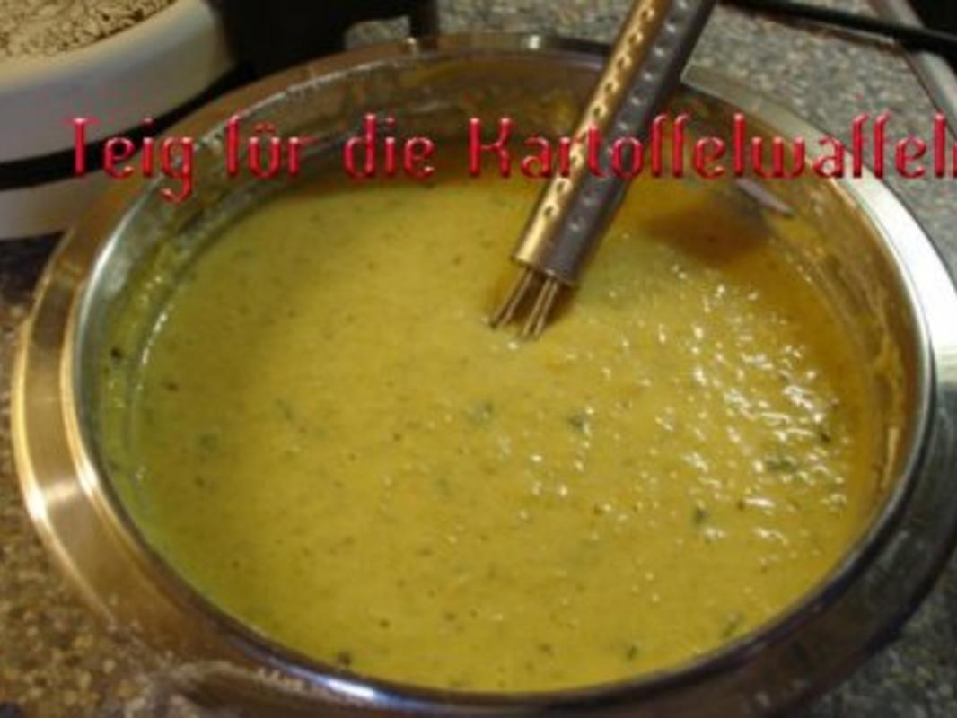 Kartoffelpuffer Waffeleisen backen - Rezept mit Bild - kochbar.de