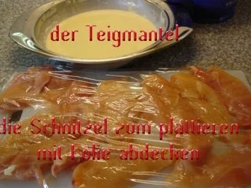 Rezept: Hähnchenschnitzel im Teigmantel Bild Nr. 2 Hähnchenschnitzel im Teigmantel - Rezept - Bild Nr. 2