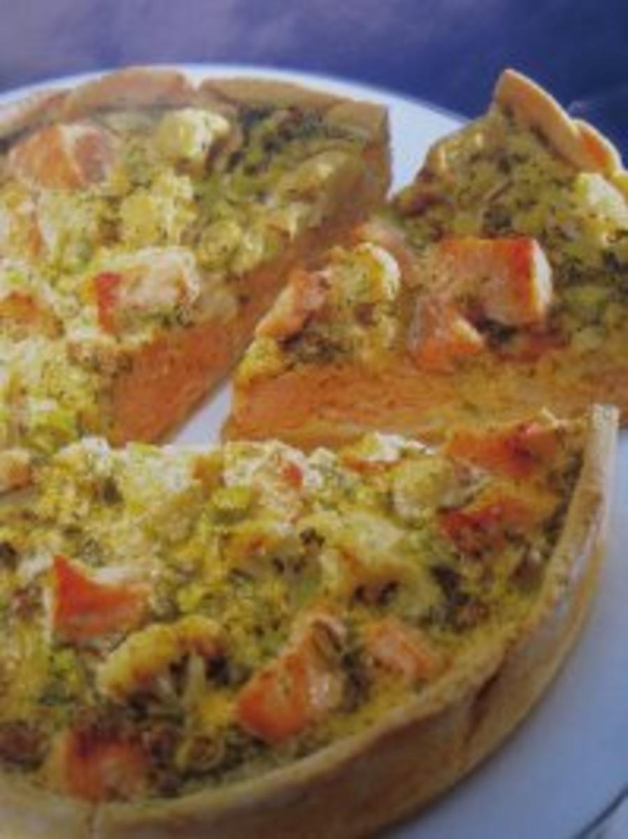 Bilder für Lachs-Quiche - Rezept