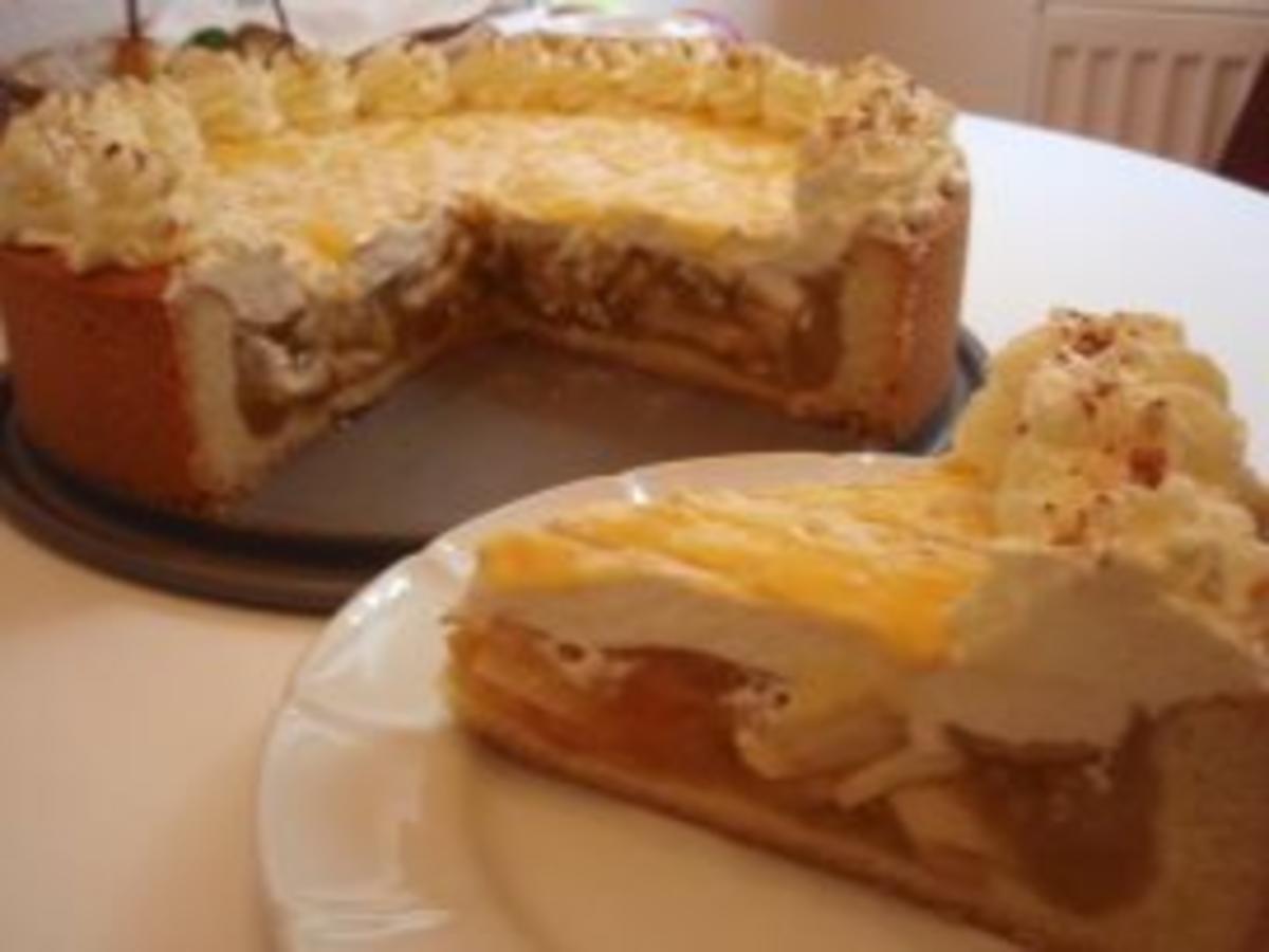 Torte: Apfeltorte mit Pudding - Rezept mit Bild - kochbar.de