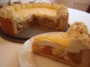 Torte: Apfeltorte mit Pudding - Rezept