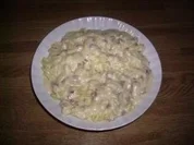 Nudeln mit Specksoße - Rezept