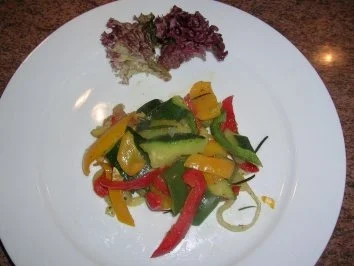 Rezept: Rotbarbe mit Gemüse und Proseccosauce Bild Nr. 5 Rotbarbe mit Gemüse und Proseccosauce - Rezept - Bild Nr. 5