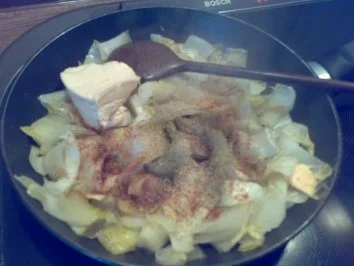 Rezept: Beilage: scharfer Chicoree Bild Nr. 3 Beilage: scharfer Chicoree - Rezept - Bild Nr. 3