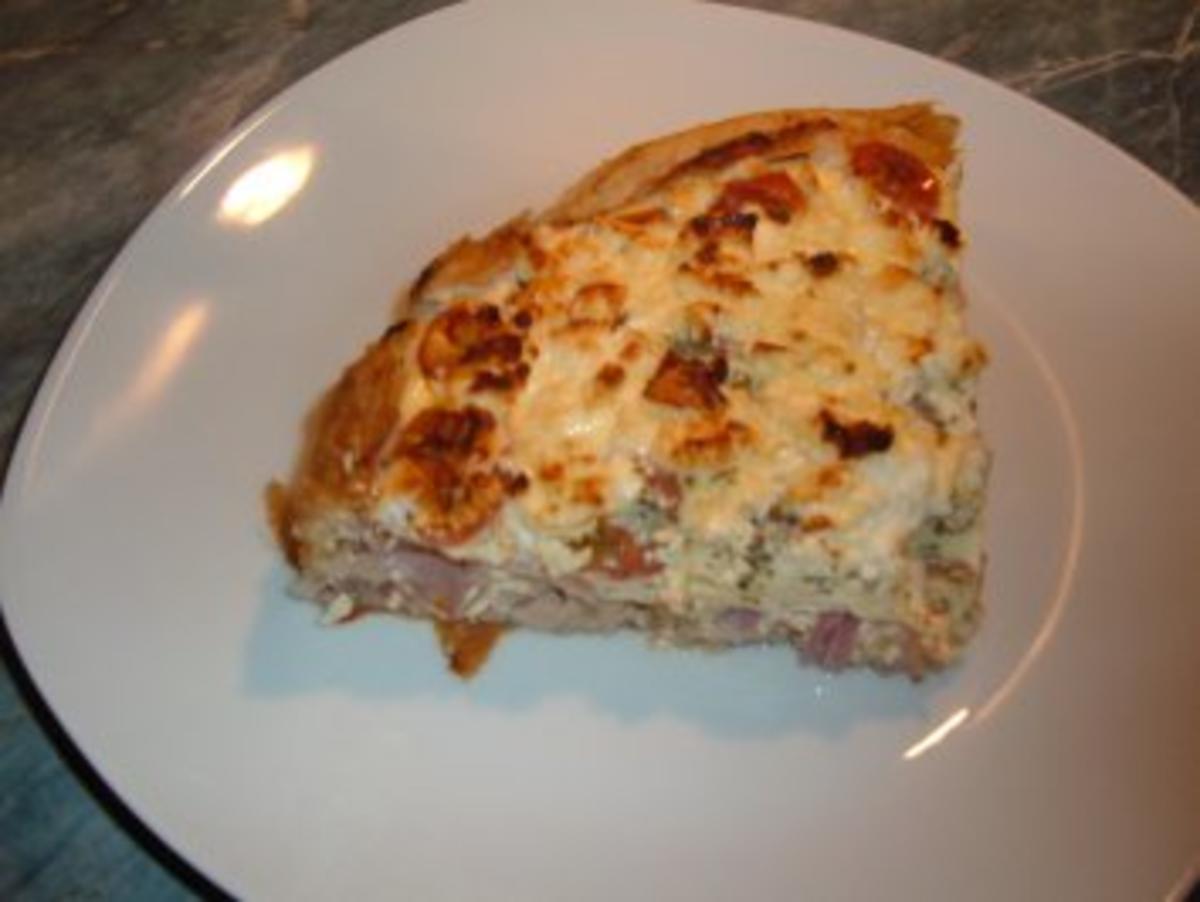 Blätterteig  Quiche-SCHNEEROSE - Rezept