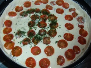 Blätterteig  Quiche-SCHNEEROSE - Rezept - Bild Nr. 5