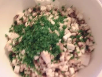 Cannelloni mit Frischkäse-Champignon-Füllung - Rezept - Bild Nr. 2