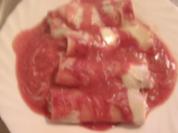 Cannelloni mit Frischkäse-Champignon-Füllung - Rezept