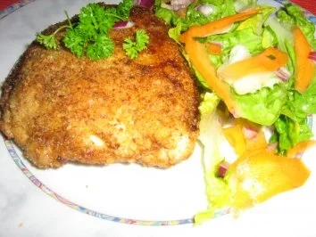 Puten-Cordonbleu in Mandel-Parmesan Panade mediteran - Rezept - Bild Nr. 9