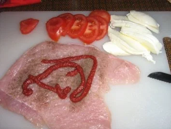 Puten-Cordonbleu in Mandel-Parmesan Panade mediteran - Rezept - Bild Nr. 3