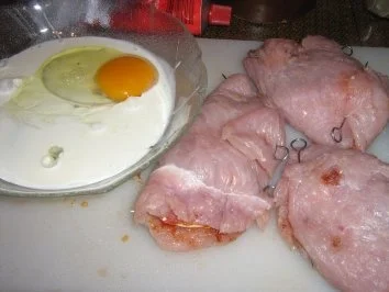 Puten-Cordonbleu in Mandel-Parmesan Panade mediteran - Rezept - Bild Nr. 5