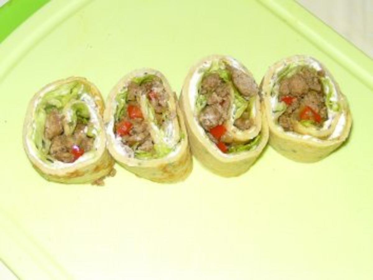 Bilder für Pfannkuchen Wraps - Rezept