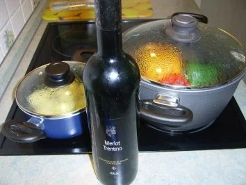 Gefüllte Paprikaschoten mit Hack-Erbsenfüllung - Rezept - Bild Nr. 8