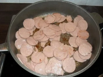 Wurstpfanne mit Senf - Rahm - Rezept - Bild Nr. 2