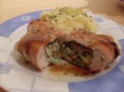 gefüllte Putenschnitzel - Rezept