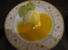 Limettencreme an Mangosauce - Rezept