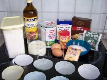 Rezept: Allround-Muffins (Schoko) Bild Nr. 2 Allround-Muffins (Schoko) - Rezept - Bild Nr. 2