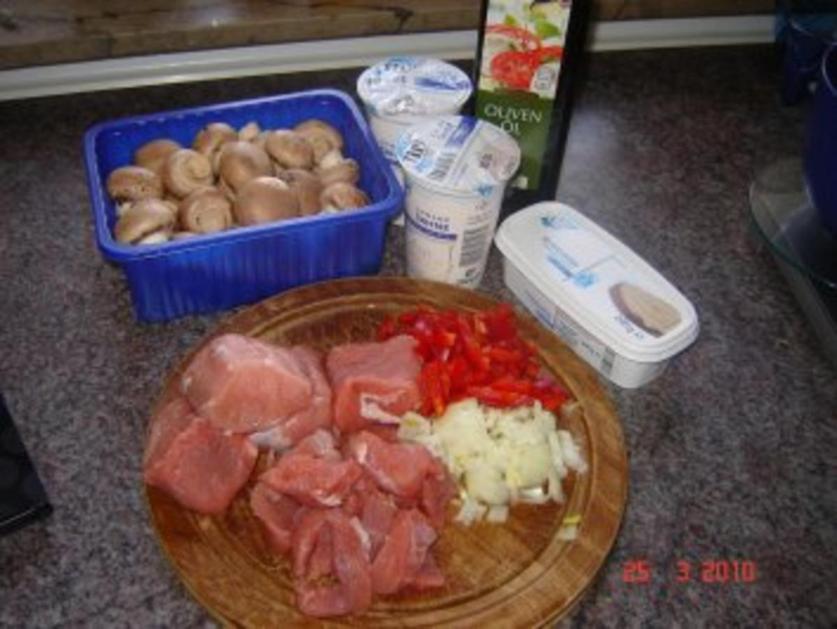 Fleisch : Sahne-Käse Geschnetzeltes - Rezept - Bild Nr. 2