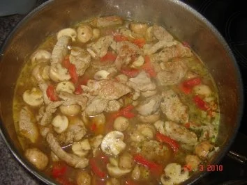 Fleisch : Sahne-Käse Geschnetzeltes - Rezept - Bild Nr. 3