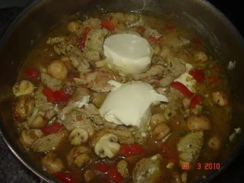 Fleisch : Sahne-Käse Geschnetzeltes - Rezept - Bild Nr. 4