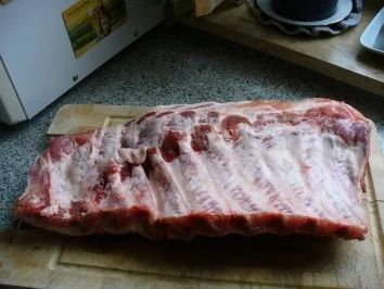 Schweinsrippchen gefüllt und Rosmarinkartoffeln - Rezept - Bild Nr. 3