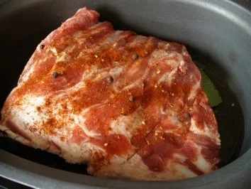 Schweinsrippchen gefüllt und Rosmarinkartoffeln - Rezept - Bild Nr. 6