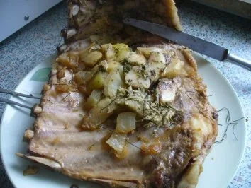 Schweinsrippchen gefüllt und Rosmarinkartoffeln - Rezept - Bild Nr. 10