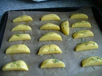 Schweinsrippchen gefüllt und Rosmarinkartoffeln - Rezept - Bild Nr. 12