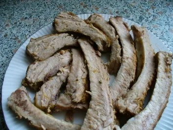 Schweinsrippchen gefüllt und Rosmarinkartoffeln - Rezept - Bild Nr. 11