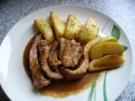 Schweinsrippchen gefüllt und Rosmarinkartoffeln - Rezept
