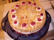 Himbeertorte mit Baiser - Rezept