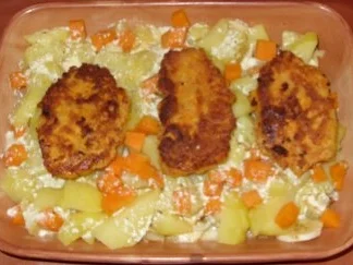 Auflauf herzhaft - Schnitzel-Auflauf - Rezept - Bild Nr. 4