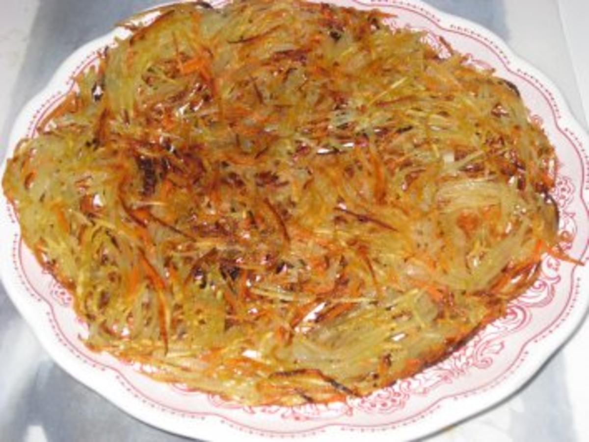 Kartoffel-Möhren-Rösti - Rezept - Bild Nr. 3