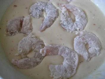 Rezept: Gebackene Garnelen & Wok Mix mit Basmatireis Bild Nr. 4 Gebackene Garnelen & Wok Mix mit Basmatireis - Rezept - Bild Nr. 4