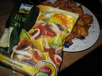 Rezept: Gebackene Garnelen & Wok Mix mit Basmatireis Bild Nr. 7 Gebackene Garnelen & Wok Mix mit Basmatireis - Rezept - Bild Nr. 7