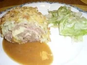 Fleisch: Hackrolle mit Rösti-Mantel - Rezept