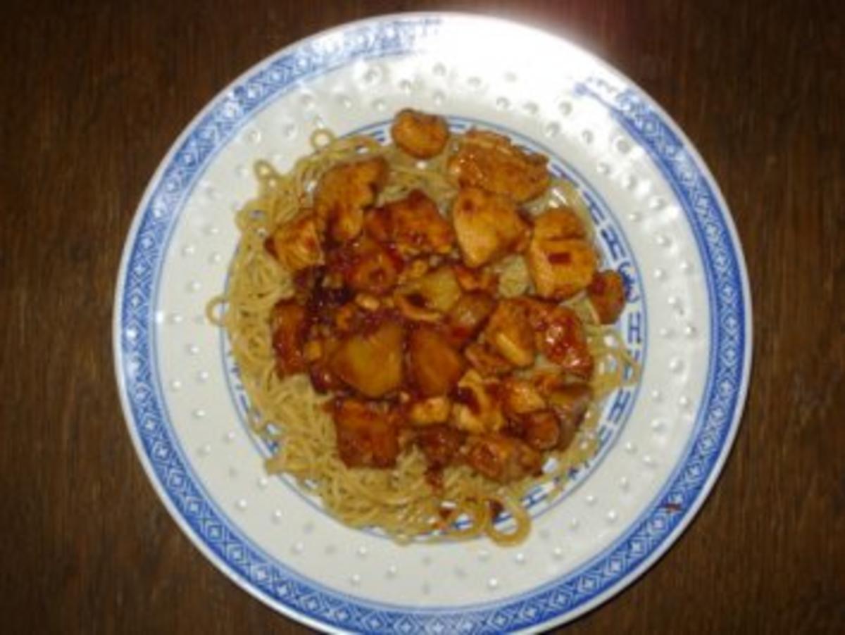 Chinesische Eiernudeln mit gepfefferter Hühnerbrust - Rezept - Bild Nr. 2