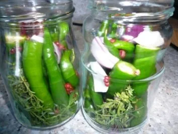 Chilifan`s eingelegte Peperoni - Rezept