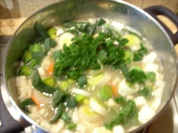 Rezept: Gebranntes Kartoffelsüppchen Bild Nr. 2 Gebranntes Kartoffelsüppchen - Rezept - Bild Nr. 2