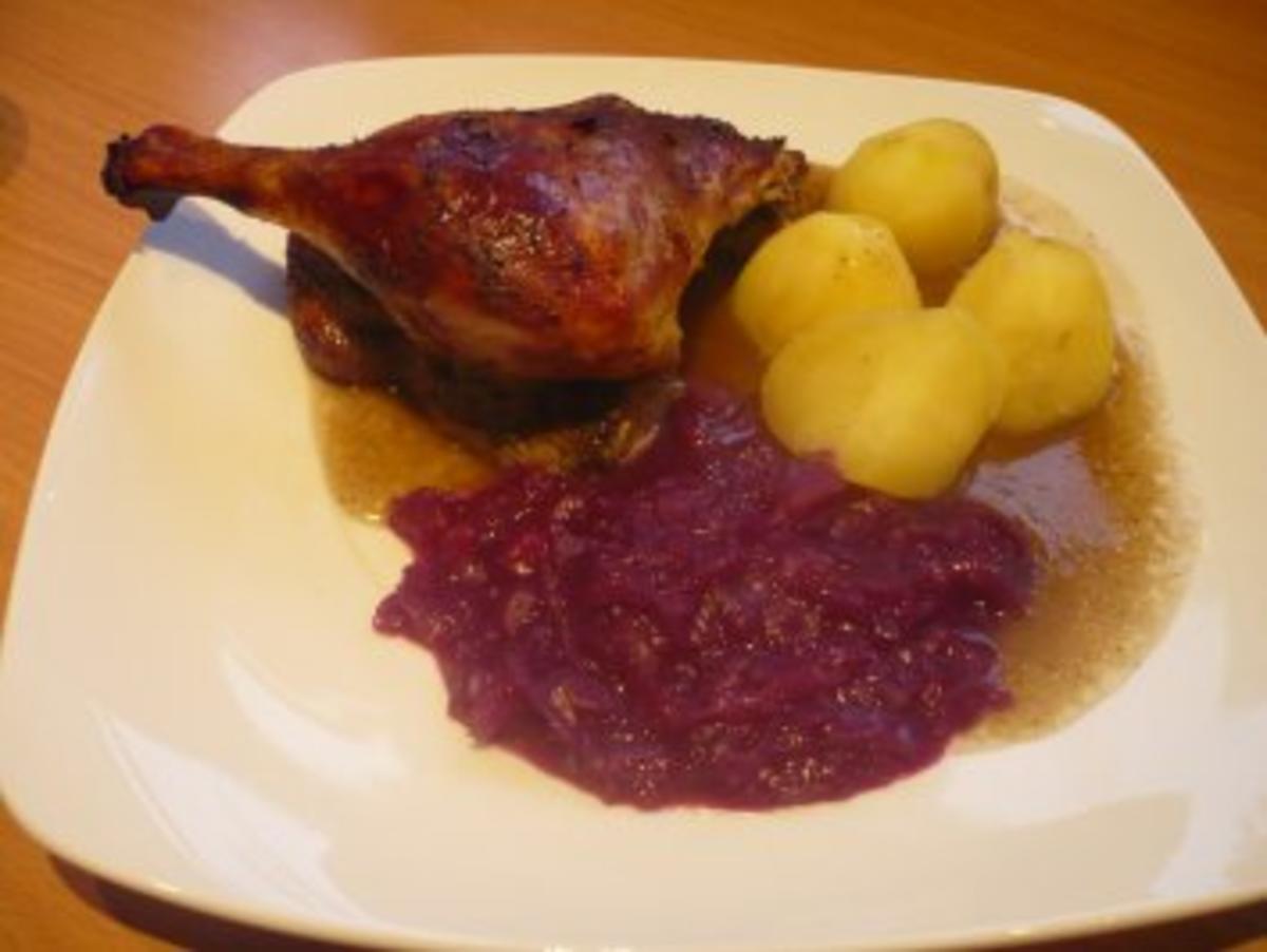 Bilder für gefüllte Ente - Rezept