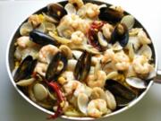 Paella mariscos - Rezept
