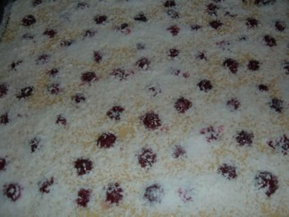 Buttermilchkuchen mit Kirschen und Kokos - Rezept - Bild Nr. 2
