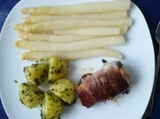 Forellenfilet mit  Bacon - Rezept