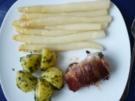 Forellenfilet mit  Bacon - Rezept