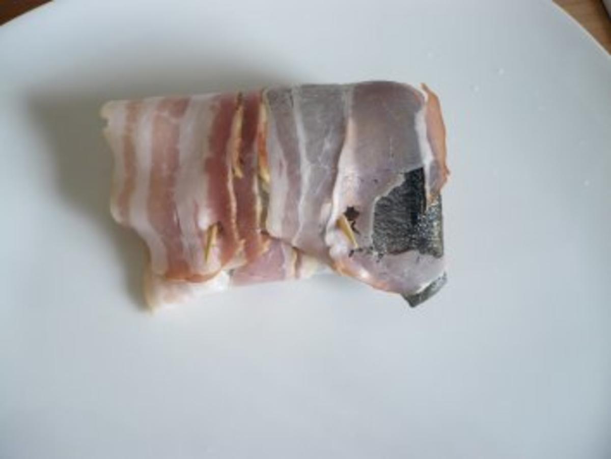 Forellenfilet mit  Bacon - Rezept - Bild Nr. 3