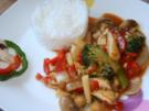 Hähnchenbrustfilet mit Wok-Gemüse und Cashews - Rezept