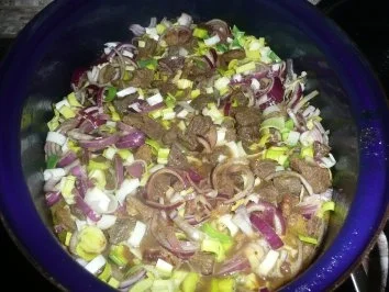 Amerikanisches Zwiebelfleisch - Rezept