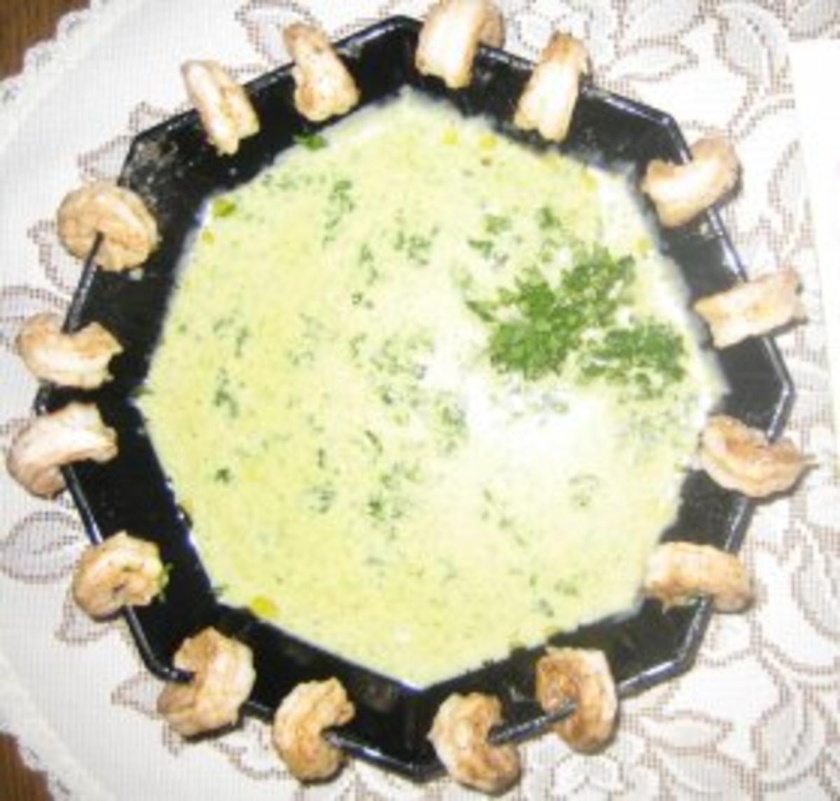 Suppen – Gebratene Garnelen an Petersiliensüppchen - Rezept - Bild Nr. 4